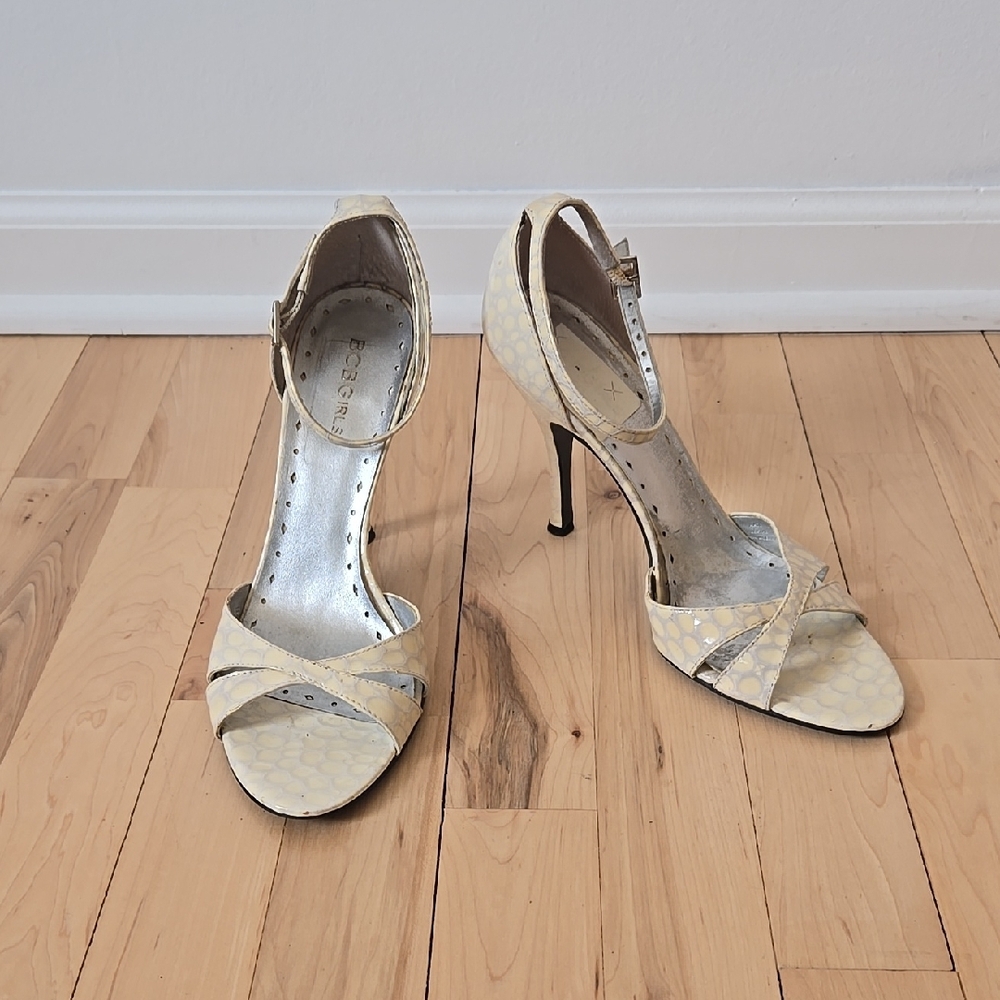 BCB Girls Cream Women's Heels Sandals